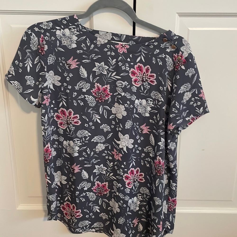 LOFT Floral Blouse